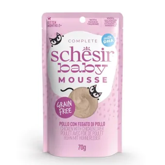 Schesir Baby Mousse Gatto Pollo e Fegato 70 g