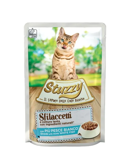 Stuzzy Cat Sfilaccetti Pesce Bianco 85 g