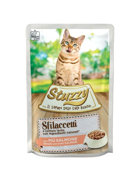 Stuzzy Cat Sfilaccetti Salmone 85 gr Bst