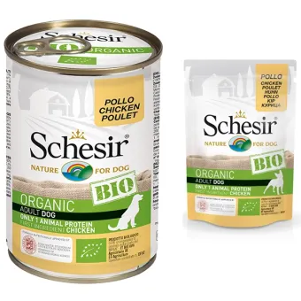 Schesir Dog Bio Pollo 400gr Latt.