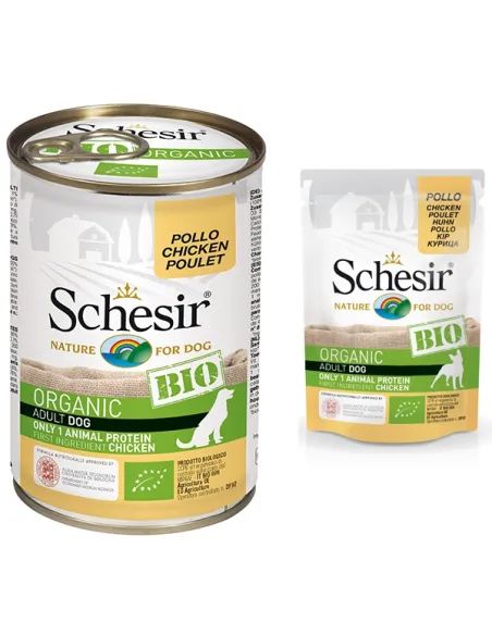 Schesir Dog Bio Pollo 400gr Latt.
