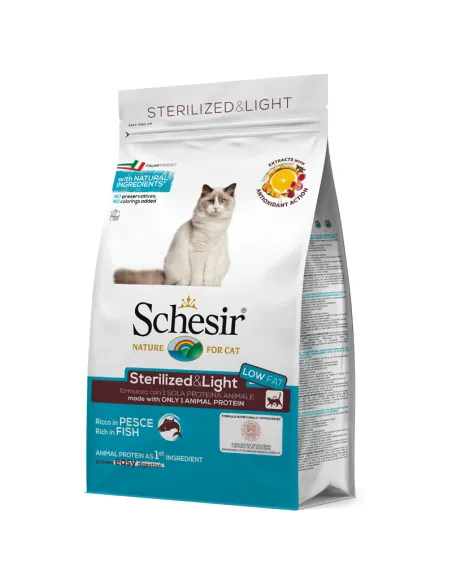 Schesir Sterilised Gatto Pesce 10 kg