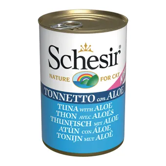 Schesir Cat Kitten Tonno Aloe 140g Latt.