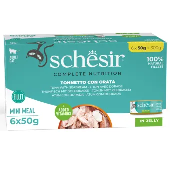 Schesir Cat Tonno Orata 6x50g Lattina