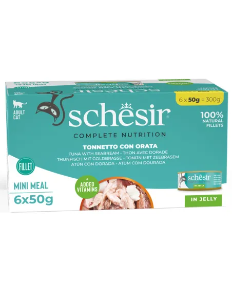 Schesir Cat Tonno Orata 6x50g Lattina