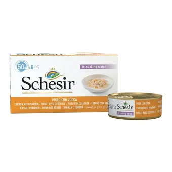 Schesir Cat Filetti Pollo e Zucca 6x50g