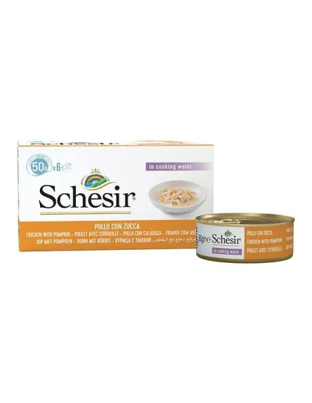 Schesir Cat Filetti Pollo e Zucca 6x50g