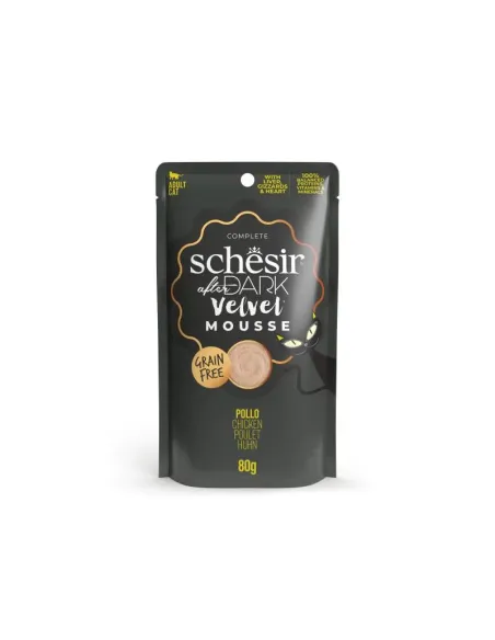 Schesir Cat Dark Velvet Mousse Pollo 80 g