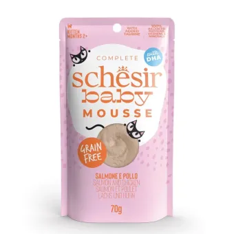 Schesir Baby Mousse Pollo Salmone Gatto 70 g