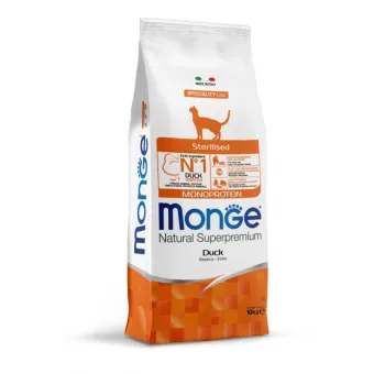 Monge Sterilized Gatto Anatra 10 kg