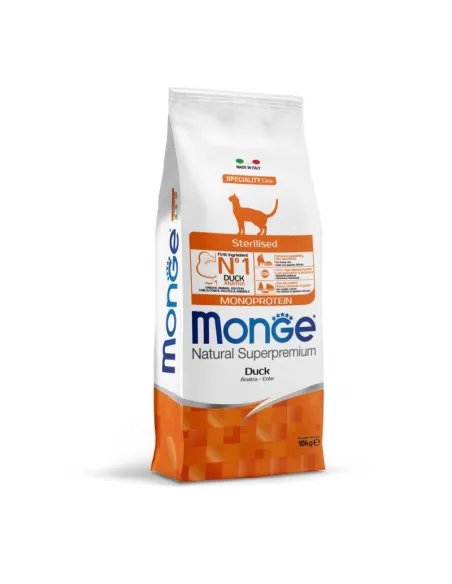 Monge Sterilized Gatto Anatra 10 kg