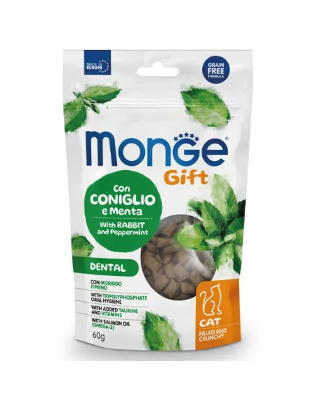 Monge Cat Gift Filled Crun Dental Coniglio 60 gr