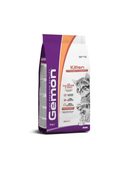 Gemon Cat Kitten Salmone e Riso 2 kg