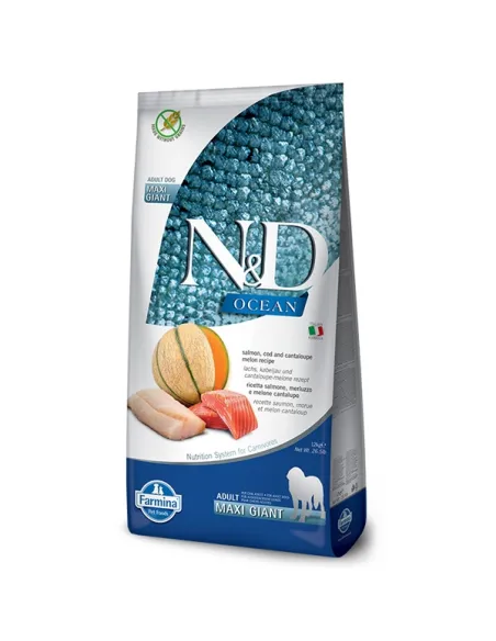 N&D Ocean Salmone Merluzzo Adult Maxi Giant 12 kg