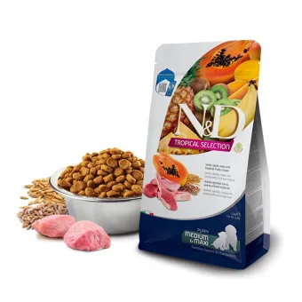 N&D Dog Tropical Lamb Puppy Med/Max 10 kg