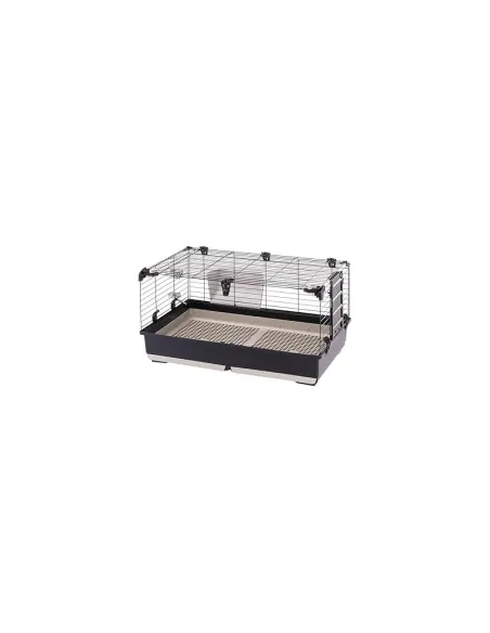 Gabbia Coniglio Tommy 80 Nera 82x51x44