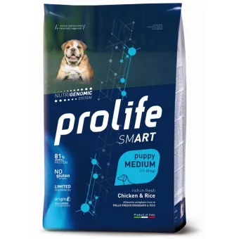 Prolife Dog Smart Puppy Medium Chicken & Rice 2,5 kg