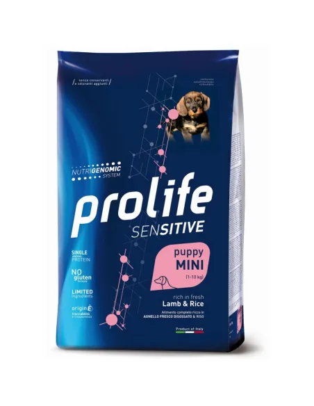 Dog Prolife Sensitive Puppy Mini Agnello e Riso 600 gr