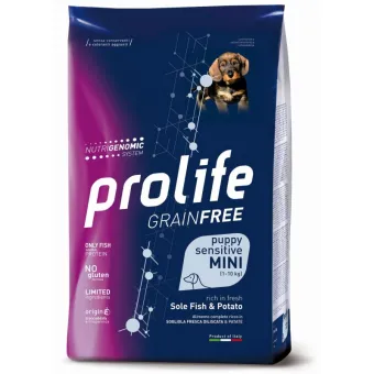 Prolife Sensitive Puppy Mini Sogliola e Patate 600 g