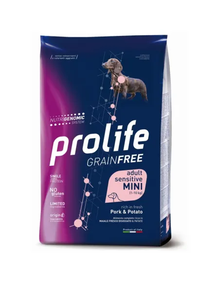 Prolife Dog Grain Free Sensitive Adult Pork & Potato Mini 0,6 kg