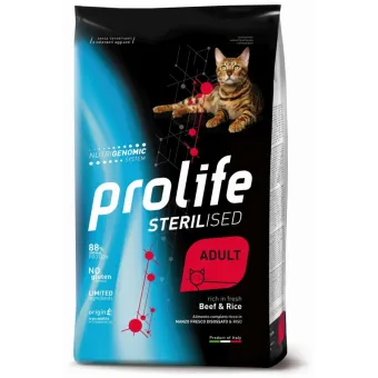 Prolife Cat Sterilised Adult Beef&Rice 0,4 kg