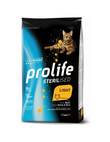 Prolife Cat Sterilised Light Goose/Beef & Rice 0,4 kg