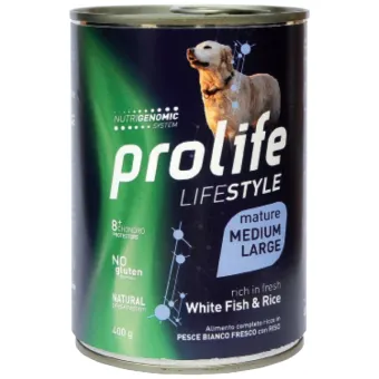 Prolife Dog Lifestyle Adult Mature White Fish & Rice...