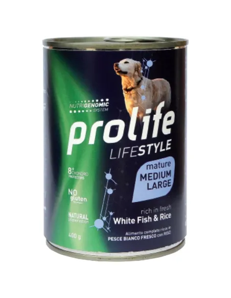 Prolife Dog Lifestyle Adult Mature White Fish & Rice Medium/Large 400g