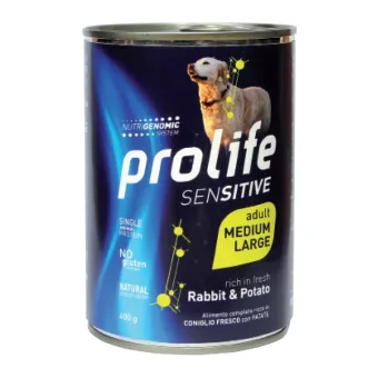Prolife Dog Sensitive Adult Rabbit&Potato Medium/Large 400g