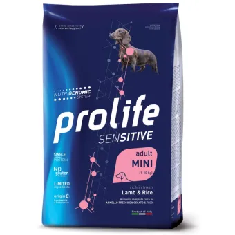 Prolife Sensitive Adult Agnello Riso Mini 7 kg
