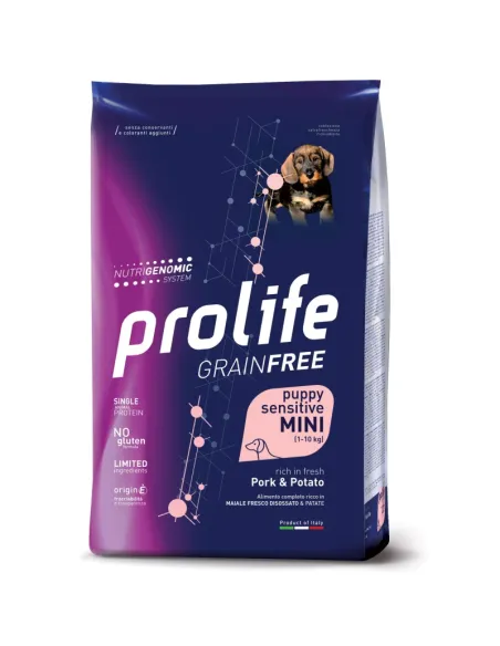 Prolife Puppy Grain Free Maiale e Patate 2 kg Mini