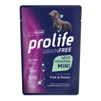 Dog Prolife Sensitive Salmone e Patate Mini 100g