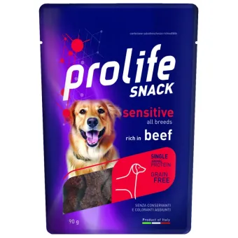 Prolife Dog Snack Sensitive Beef 90g
