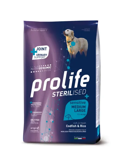 Dog Prolife Sterilised Sens Merluzzo e Riso 2,5 kg