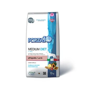 F10 Cane Medium Diet Agnello 1,5 kg New