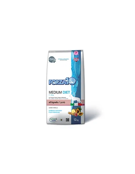 F10 Cane Medium Diet Agnello 1,5 kg New
