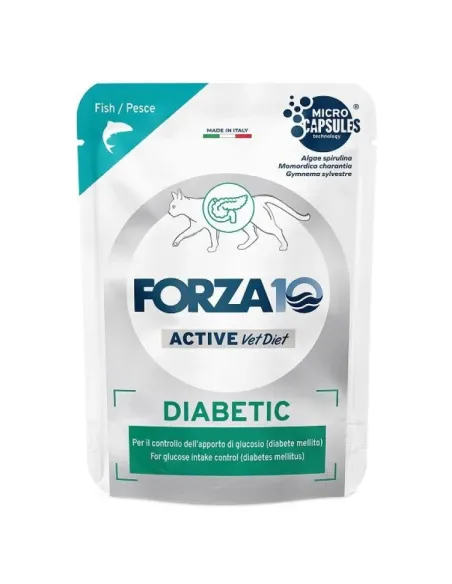 Forza10 Diabetic Act Gatto 80 g Pesce