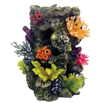 Decorazione Acquari Roccia Coralli M 14.5x14x18.5cm A8