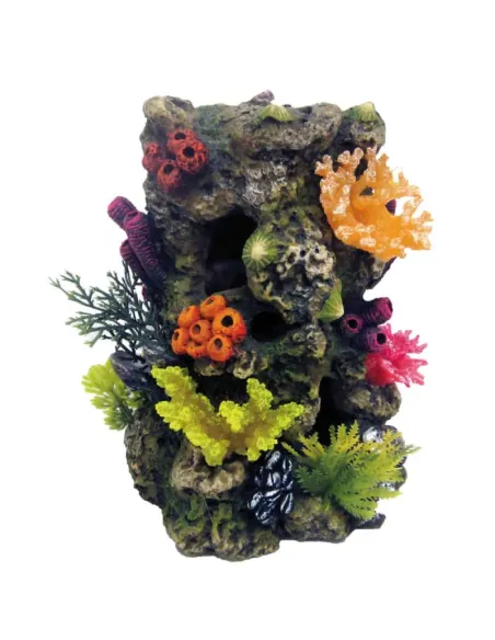 Decorazione Acquari Roccia Coralli M 14.5x14x18.5cm A8