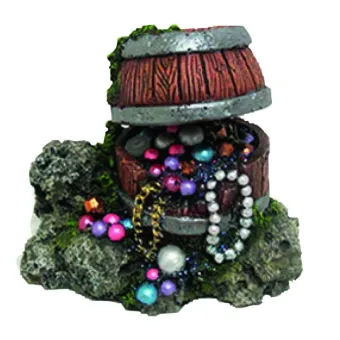 Decorazione Acquari Diffusore Barile Tesoro Mix A80114