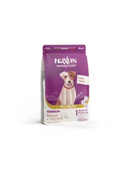 Dog Naxos Sterilight Mini Maiale Agrumi 2 kg
