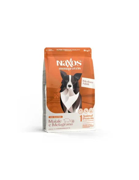 Dog Naxos Adult Medium Maiale Melagrana 12 kg
