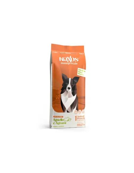 Dog Naxos Mature Medium/Maxi Agnello Agrumi 12 kg