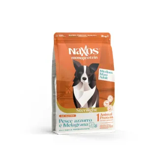 Dog Naxos Sterilight 3 kg Medium/Maxi Pesce Melagrana