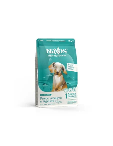 Dog Naxos Puppy Maxi Pesce Agrumi 12 kg