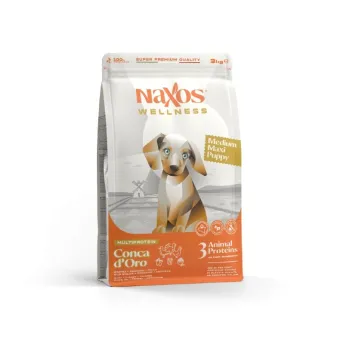 Dog Naxos Wellness Puppy 3 kg Medium/Maxi Conca D'Oro