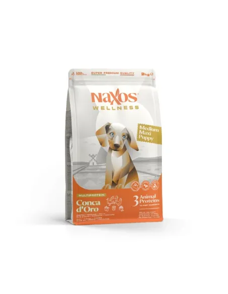 Dog Naxos Wellness Puppy 3 kg Medium/Maxi Conca D'Oro