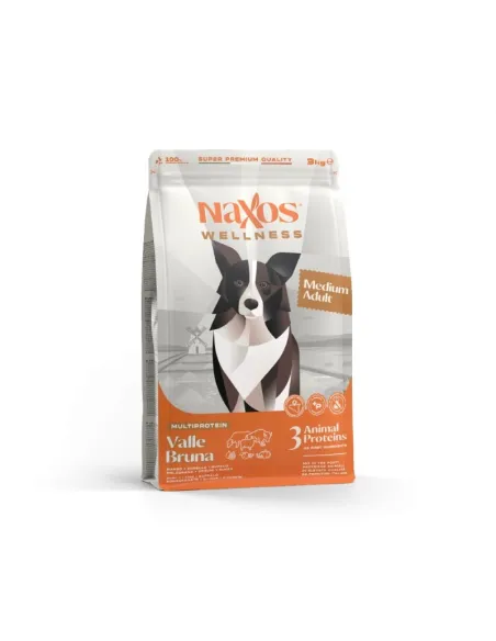Dog Naxos Wellness Adult Medium Valle Bruna 3 kg