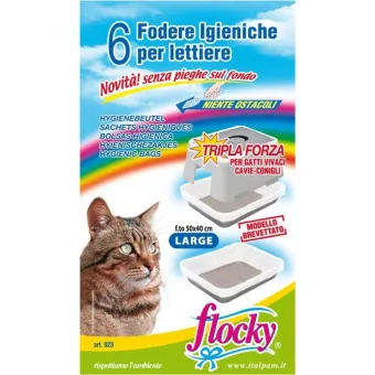 Fodere Igieniche Lettiere 50x40 cm Ipla Forza Flocky
