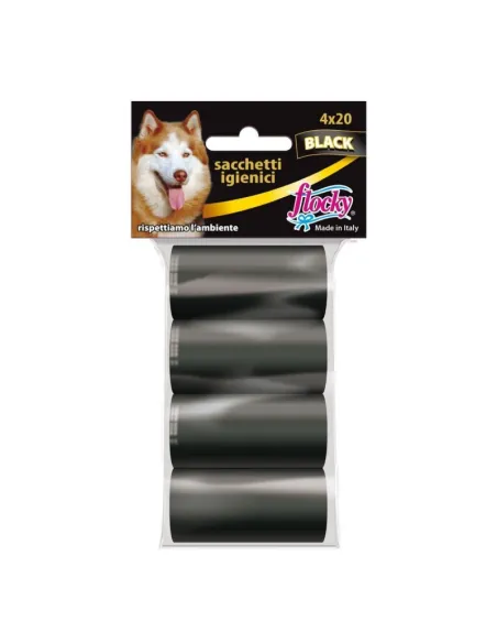 Sacchetti Igienici Flocky 4x20 pz. Nero 114
